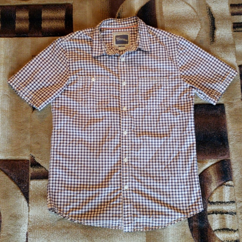 Button Down plaid collared shirt